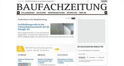 Desktop Screenshot of baufachzeitung.com