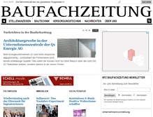 Tablet Screenshot of baufachzeitung.com